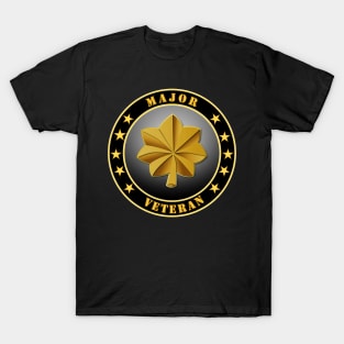 Army - Major Veteran T-Shirt